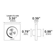 Low Voltage 12/24V Led Light Dimmer PWM Wall Switch Controller - Glimvale