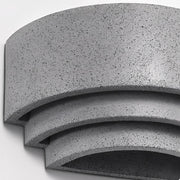 Modern Cement Tiered Up and Down LED Wall Sconces - Glimvale