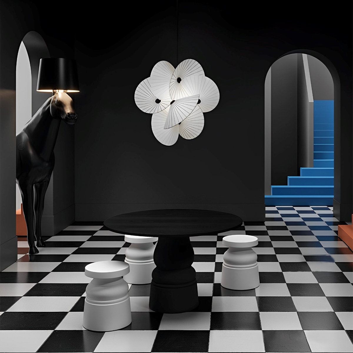 Modern Creative Minimalist Umbrella Art Chandelier Light - Glimvale