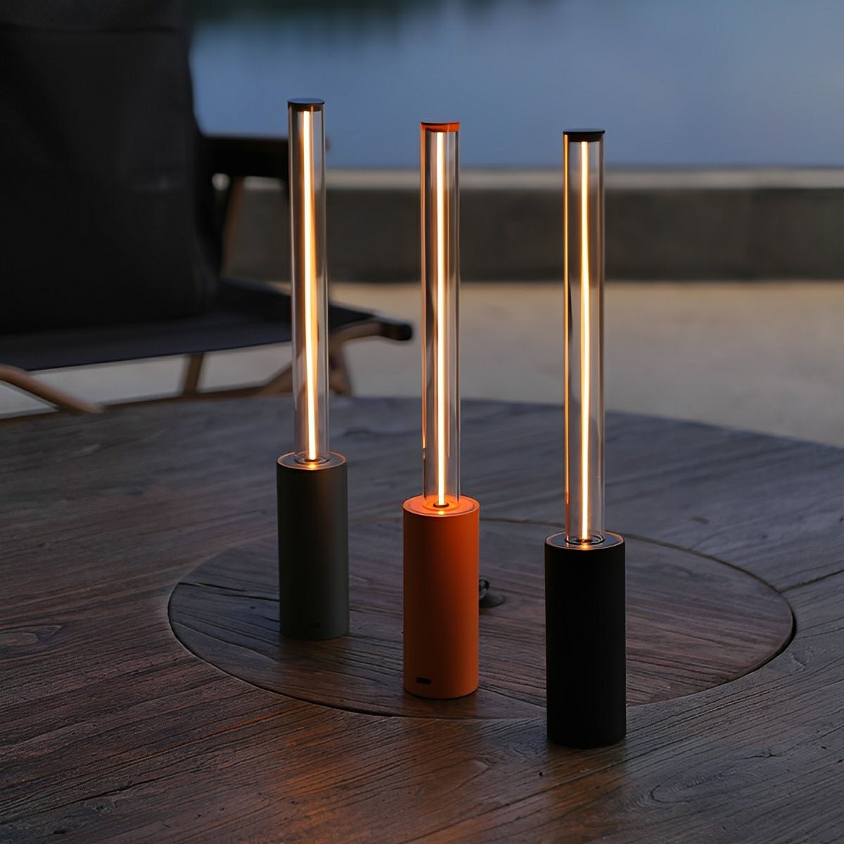 Modern Cylinder Dimmable LED Table Lamp Ambient Light - Glimvale