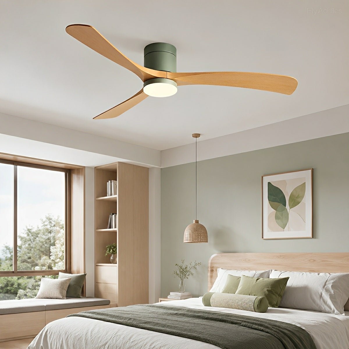 Modern Dimmable Ceiling Fan with Light - Glimvale