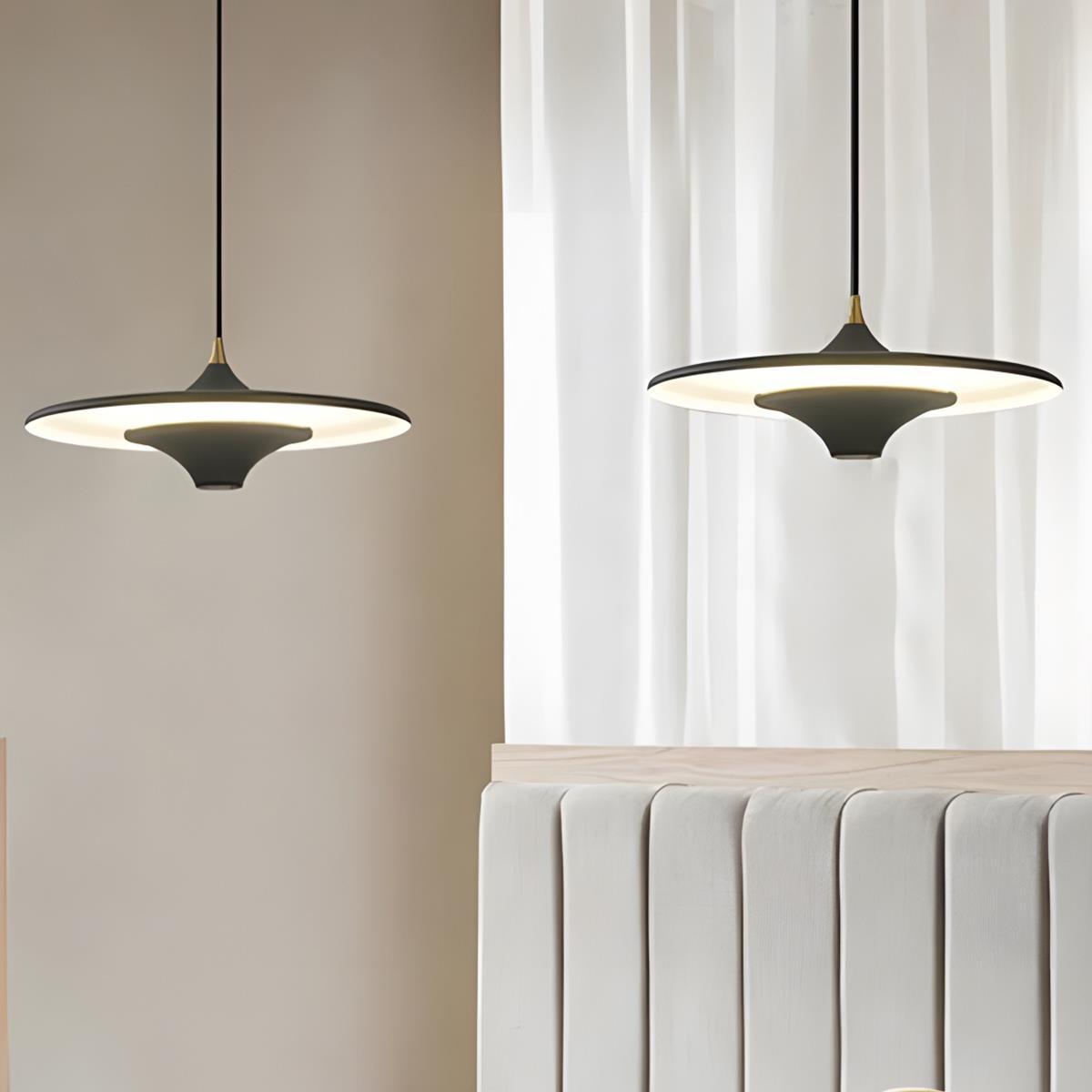 Modern Galaxy System Dish LED Pendant Lights - Glimvale