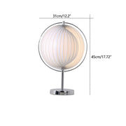 Modern Ins Pleated Blinds Globe LED Floor Lamp - Glimvale