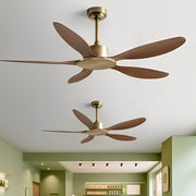 Modern Minimalist 5 - Blades DC Motor Reverse Ceiling Fan - Glimvale