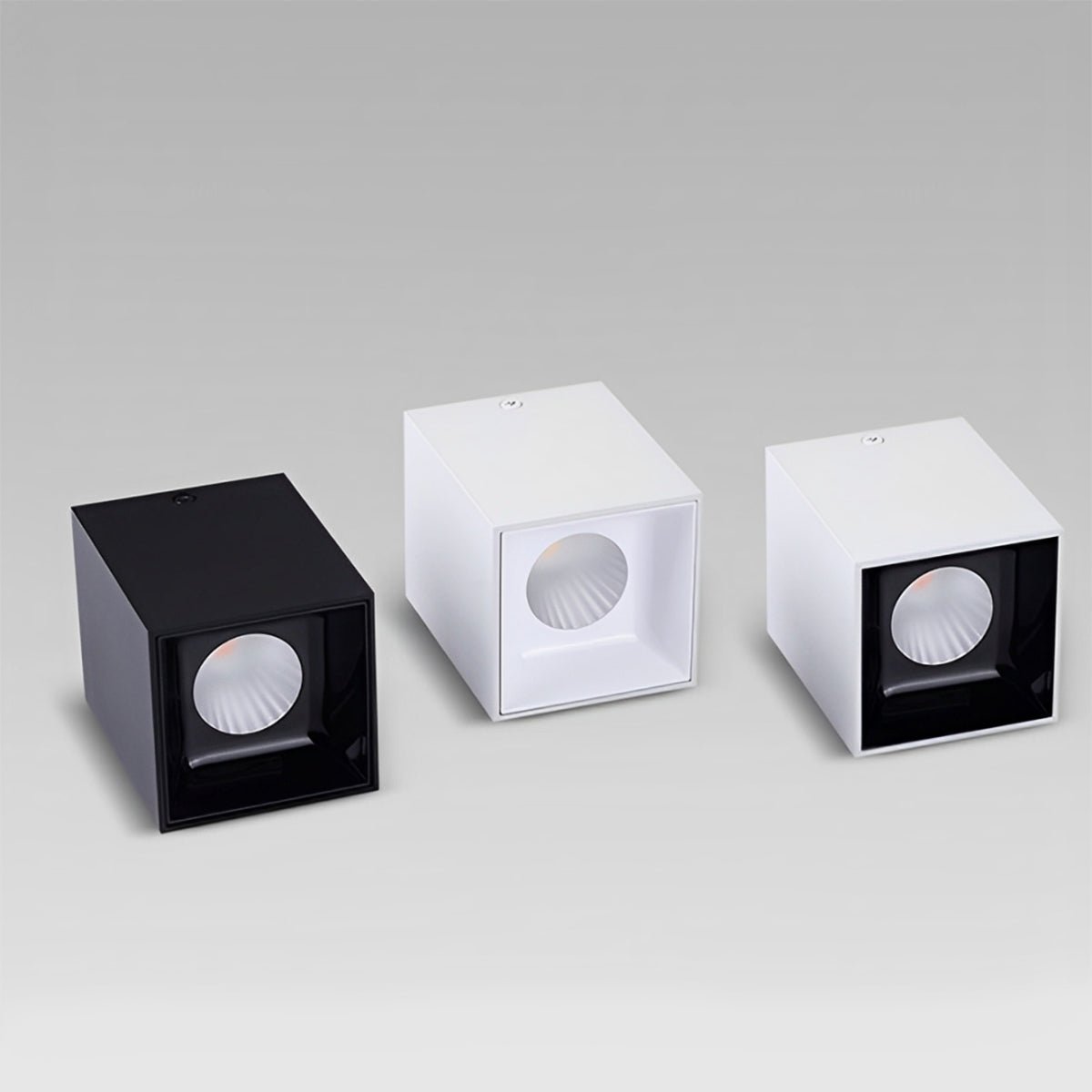 Modern Minimalist Aluminum Square COB Ceiling Spot Light - Glimvale
