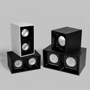 Modern Minimalist Aluminum Square COB Ceiling Spot Light - Glimvale