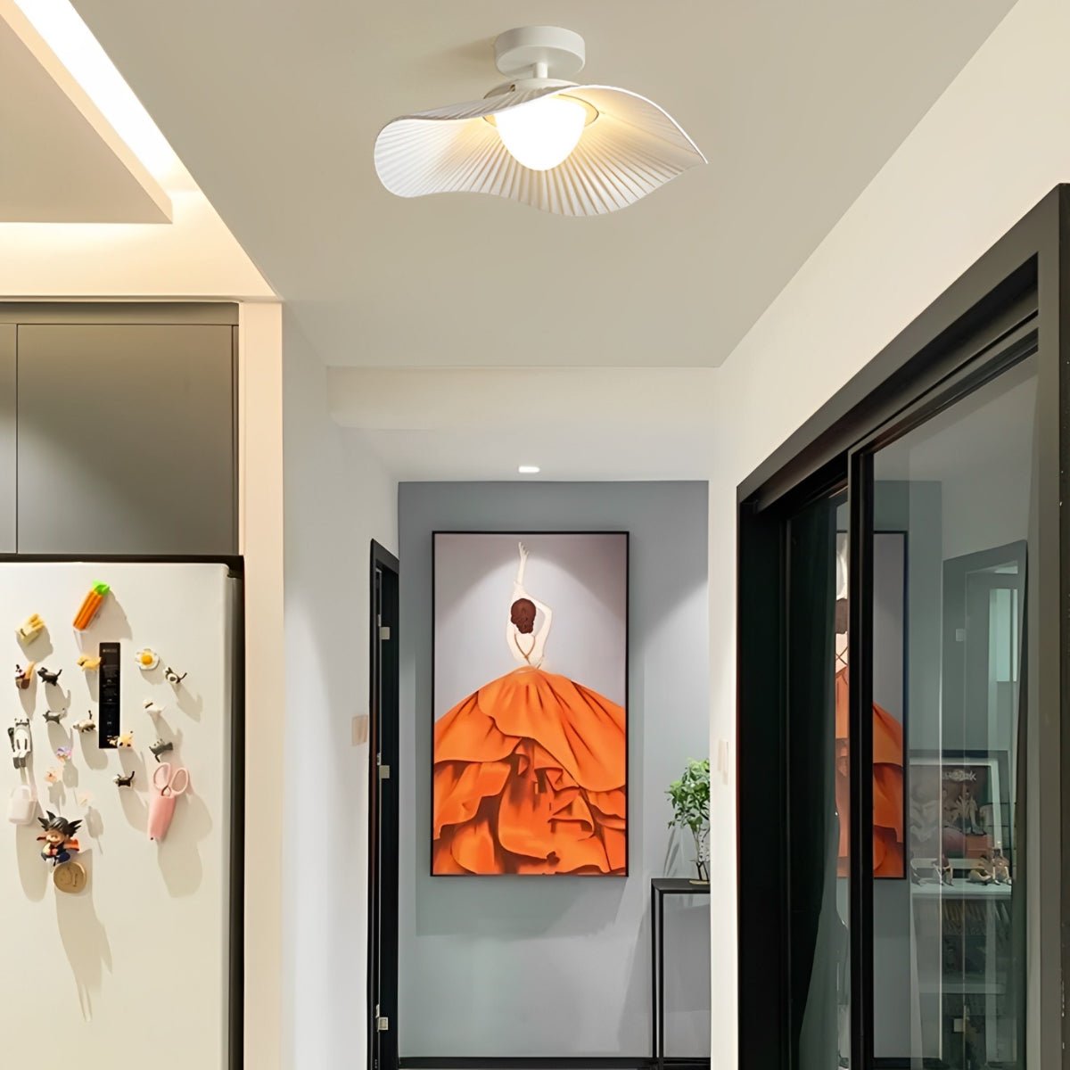 Modern Minimalist Art Lotus Leaf Pendant Lighting - Glimvale