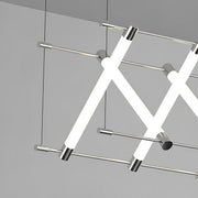 Modern Minimalist Fishbone Light Combination Bar Chandelier - Glimvale
