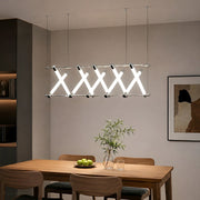 Modern Minimalist Fishbone Light Combination Bar Chandelier - Glimvale