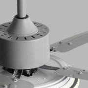 Modern Minimalist Five - leaf Stainless Steel Ceiling Fan - Glimvale