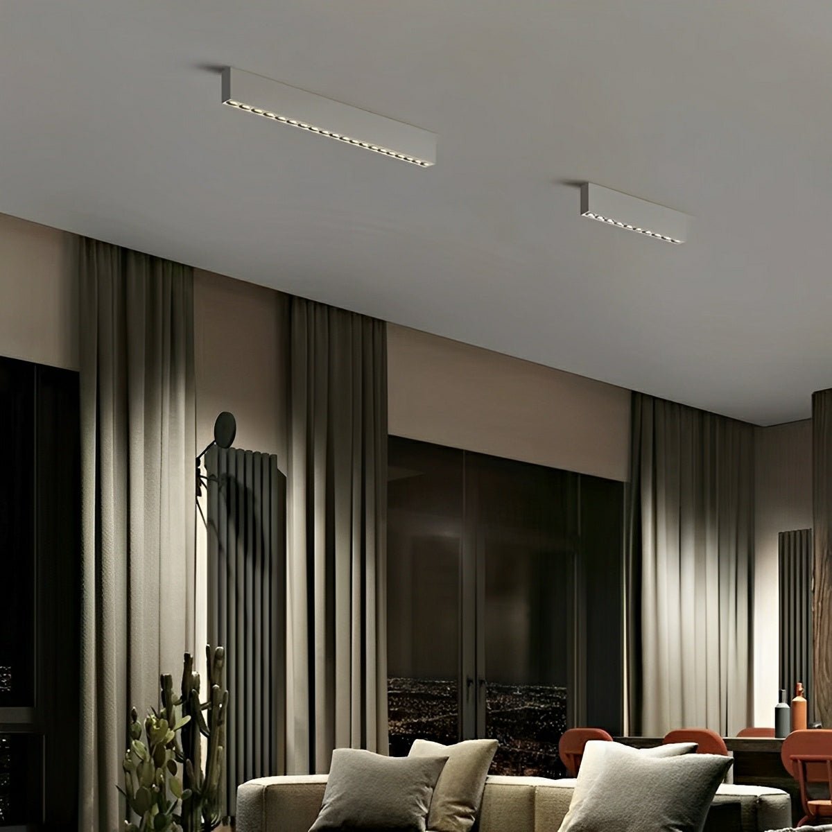 Modern Minimalist LED Long Strip Linear Indoor Spotlight - Glimvale