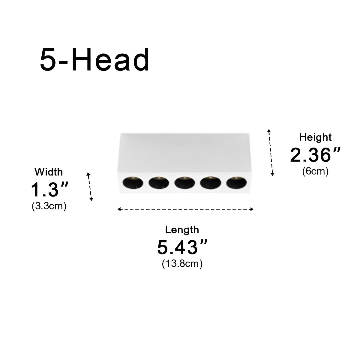 Modern Minimalist LED Long Strip Linear Indoor Spotlight - Glimvale