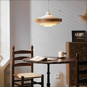 Modern Minimalist Shaded Drum Pendant Light - Glimvale