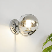 Modern Minimalist Space age Silver Wall Sconces Lights - Glimvale