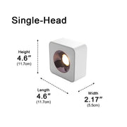 Modern Minimalist Square LED Indoor Ceiling Spot Light - Glimvale