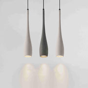 Modern Minimalist Water Drop Indoor Cement LED Pendant Lights - Glimvale