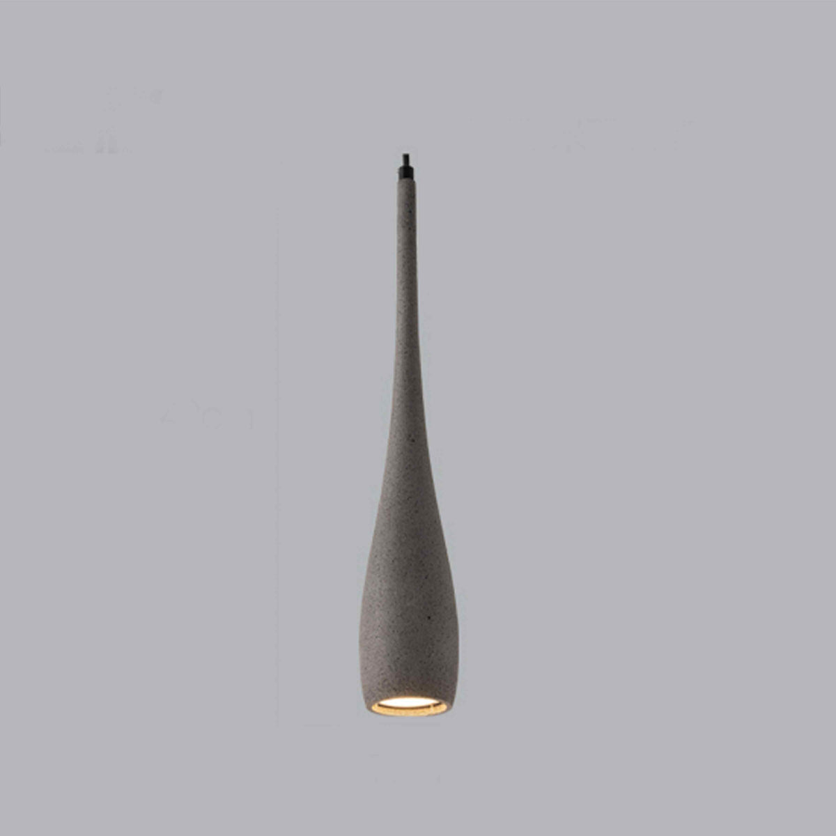Modern Minimalist Water Drop Indoor Cement LED Pendant Lights - Glimvale