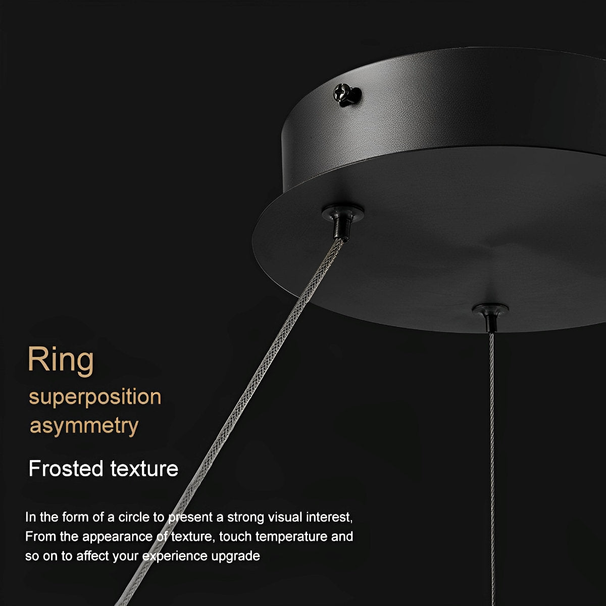 Modern Minimalist Water Wave Round Pendant Light - Glimvale