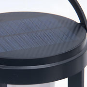 Modern Minimalist Waterproof Solar LED Outdoor Lantern Tabletop Lamp Rechargeable - Glimvale