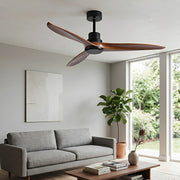 Modern Minimalist Wood DC Motor Reverse Ceiling Fan - Glimvale