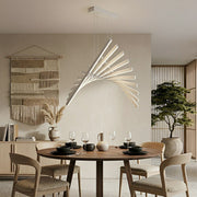 Modern Nordic Waves Fishbone Fish Skeleton Dimming LED Pendant Light - Glimvale