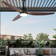 Modern Outdoor Dimmable DC Motor Reverse Frequency Ceiling Fan Light - Glimvale
