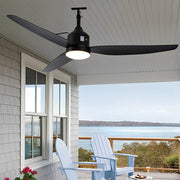 Modern Outdoor Dimmable DC Motor Reverse Frequency Ceiling Fan Light - Glimvale