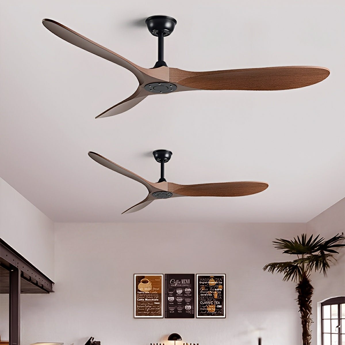 Modern Scandinavian Minimalist DC Motor Reverse Ceiling Fan - Glimvale