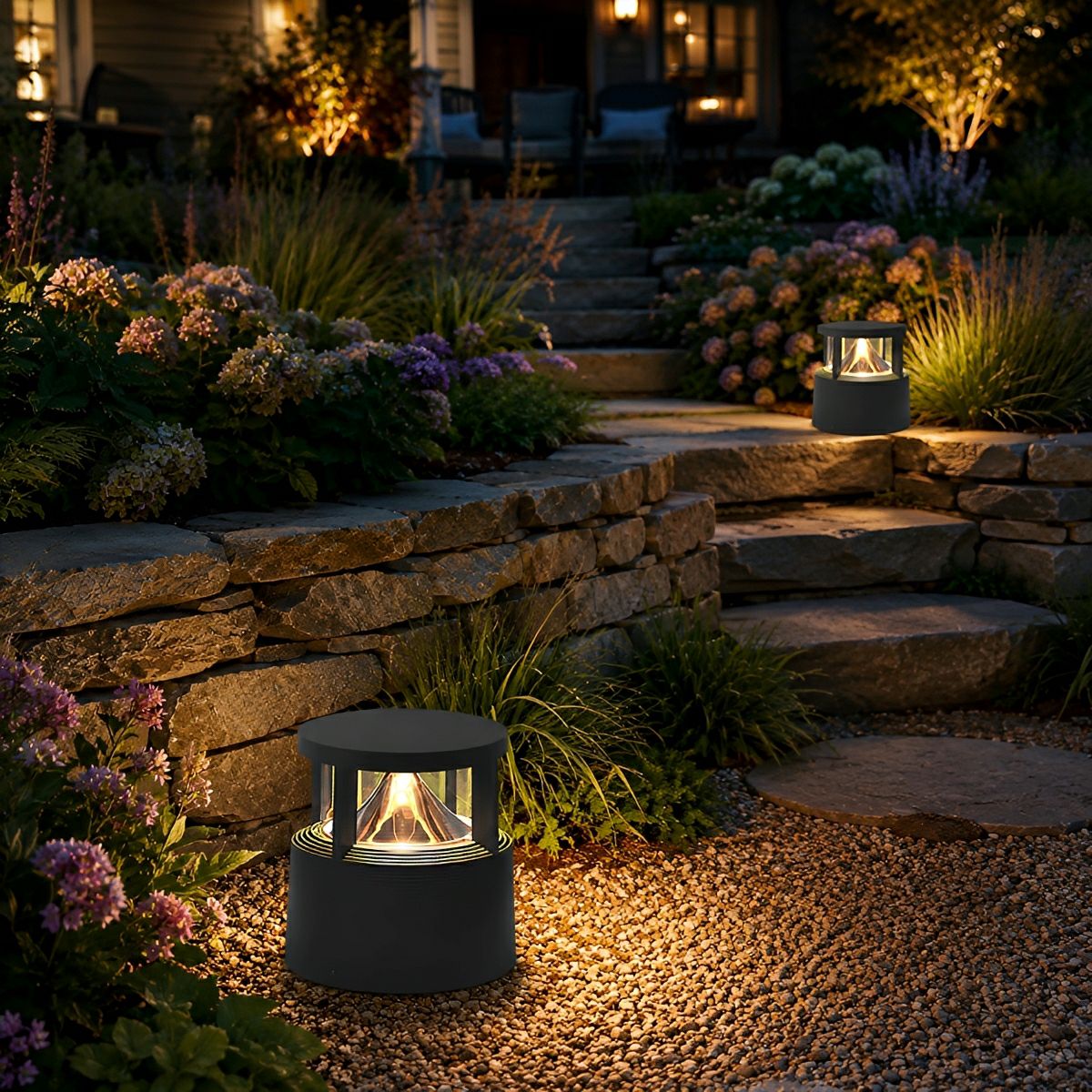 Modern Simple Outdoor Waterproof Pillar Lights Metal Aluminum Post Lights - Glimvale
