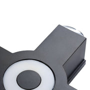 Modern Waterproof Black Outdoor LED Wall Lights Spotlights - Glimvale