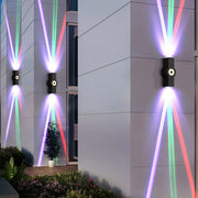 Modern Waterproof Black Outdoor LED Wall Lights Spotlights - Glimvale