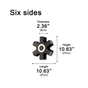 Modern Waterproof Black Outdoor LED Wall Lights Spotlights - Glimvale