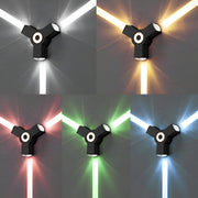Modern Waterproof Black Outdoor LED Wall Lights Spotlights - Glimvale