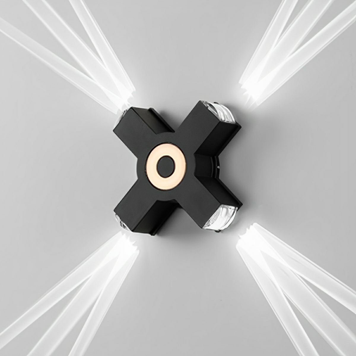 Modern Waterproof Black Outdoor LED Wall Lights Spotlights - Glimvale