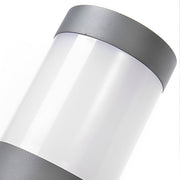 Modern Waterproof Cylinder Outdoor LED Lawn Pillar Lights - Glimvale