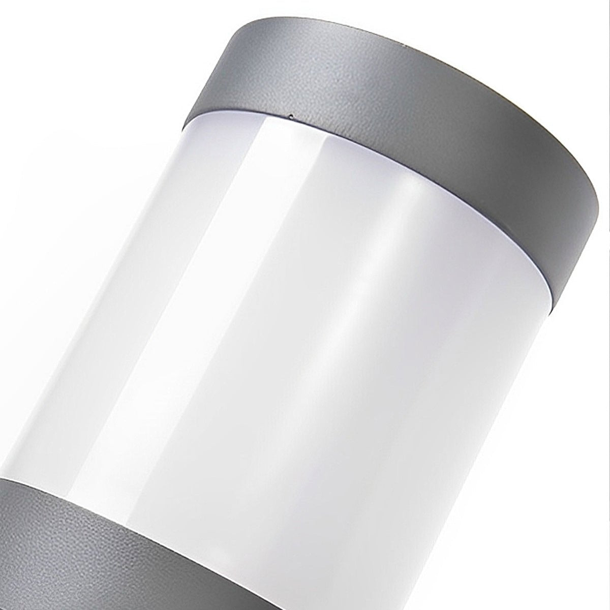 Modern Waterproof Cylinder Outdoor LED Lawn Pillar Lights - Glimvale