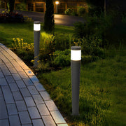 Modern Waterproof Cylinder Outdoor LED Lawn Pillar Lights - Glimvale