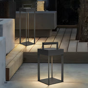 Modern Waterproof Solar&Rechargeable Rectangular LED Outdoor Floor Lamp - Glimvale