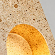 Modern Waterproof Travertine LED Outdoor Wall Light - Glimvale