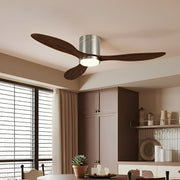 Modern Wing - inspired Blade Reverse Ceiling Fan - with Light - Glimvale