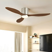 Modern Wing - inspired Blade Reverse Ceiling Fan - with Light - Glimvale