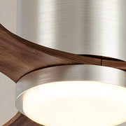 Modern Wing - inspired Blade Reverse Ceiling Fan - with Light - Glimvale