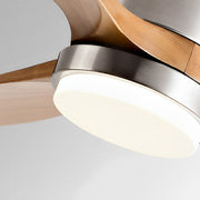 Modern Wood 6 - Speed Reverse Fan Ceiling Fan Light - Glimvale