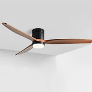 Modern Wood 6 - Speed Reverse Fan Ceiling Fan Light - Glimvale