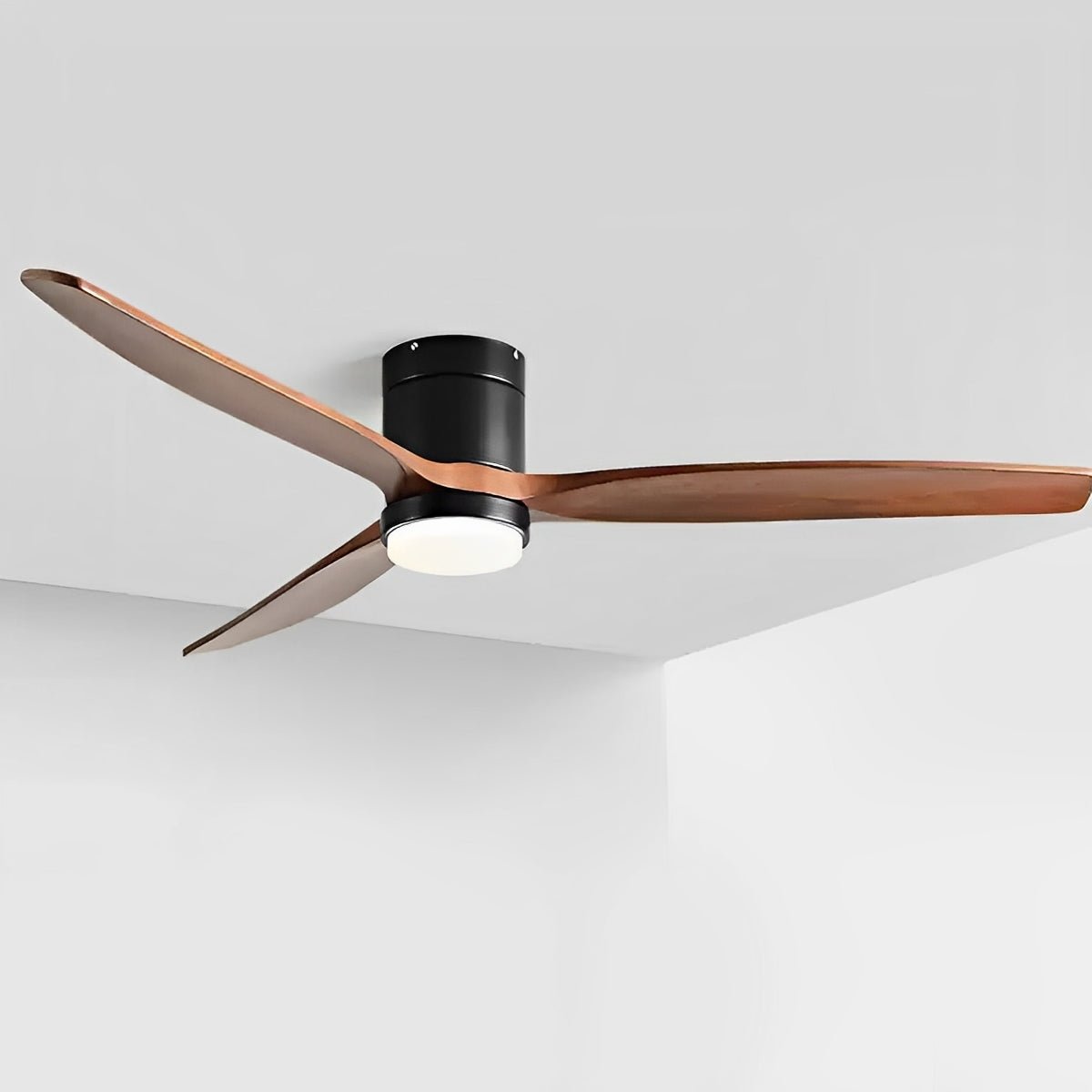 Modern Wood 6 - Speed Reverse Fan Ceiling Fan Light - Glimvale