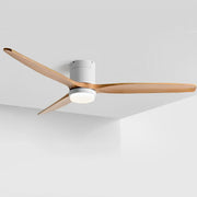 Modern Wood 6 - Speed Reverse Fan Ceiling Fan Light - Glimvale