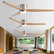 Modern Wood 6 - Speed Reverse Fan Ceiling Fan Light - Glimvale