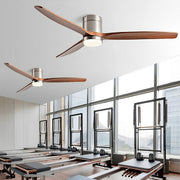 Modern Wood 6 - Speed Reverse Fan Ceiling Fan Light - Glimvale