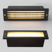 Outdoor Minimalist LED Recessed Stairway Wall Lights - Glimvale