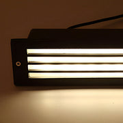 Outdoor Minimalist LED Recessed Stairway Wall Lights - Glimvale